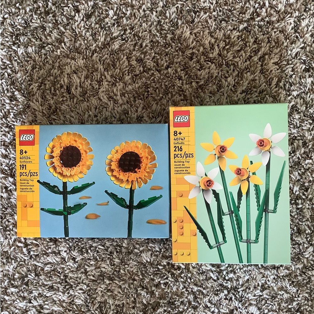LEGO Garden Set 40727 40524 Sunflowers Daffodils - NEW